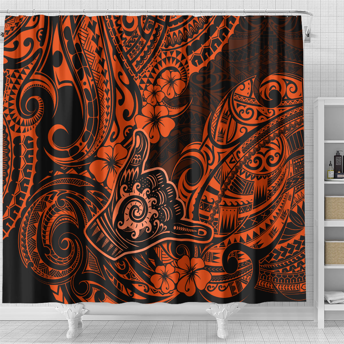 hawaii-shaka-sign-shower-curtain-with-polynesian-hibiscus-orange-unique