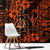 Hawaii Shaka Sign Window Curtain With Polynesian Hibiscus Orange Unique - Wonder Print Shop
