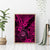 Hawaii Shaka Sign Canvas Wall Art With Polynesian Hibiscus Pink Unique - Wonder Print Shop