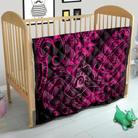 Hawaii Shaka Sign Quilt With Polynesian Hibiscus Pink Unique - Wonder Print Shop