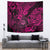 Hawaii Shaka Sign Tapestry With Polynesian Hibiscus Pink Unique - Wonder Print Shop
