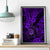 Hawaii Shaka Sign Canvas Wall Art Polynesian Pattern Purple Version - Wonder Print Shop