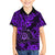 Hawaii Shaka Sign Kid Hawaiian Shirt Polynesian Pattern Purple Version - Wonder Print Shop
