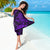 Hawaii Shaka Sign Sarong Polynesian Pattern Purple Version - Wonder Print Shop