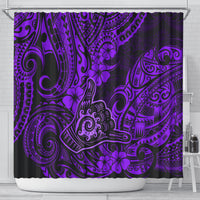 hawaii-shaka-sign-shower-curtain-polynesian-pattern-purple-version