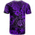 Hawaii Shaka Sign T Shirt Polynesian Pattern Purple Version - Wonder Print Shop