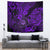 Hawaii Shaka Sign Tapestry Polynesian Pattern Purple Version - Wonder Print Shop