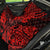 Hawaii Shaka Sign Back Car Seat Cover Polynesian Pattern Red Version - Wonder Print Shop
