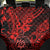 Hawaii Shaka Sign Back Car Seat Cover Polynesian Pattern Red Version - Wonder Print Shop