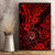 Hawaii Shaka Sign Canvas Wall Art Polynesian Pattern Red Version - Wonder Print Shop