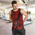 Hawaii Shaka Sign Men Tank Top Polynesian Pattern Red Version - Wonder Print Shop