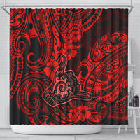 hawaii-shaka-sign-shower-curtain-polynesian-pattern-red-version