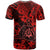 Hawaii Shaka Sign T Shirt Polynesian Pattern Red Version - Wonder Print Shop