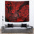 Hawaii Shaka Sign Tapestry Polynesian Pattern Red Version - Wonder Print Shop