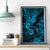 Hawaii Shaka Sign Canvas Wall Art Polynesian Pattern Sky Blue Version - Wonder Print Shop