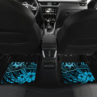 Hawaii Shaka Sign Car Mats Polynesian Pattern Sky Blue Version - Wonder Print Shop