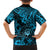Hawaii Shaka Sign Kid Hawaiian Shirt Polynesian Pattern Sky Blue Version - Wonder Print Shop
