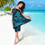 Hawaii Shaka Sign Sarong Polynesian Pattern Sky Blue Version - Wonder Print Shop