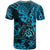 Hawaii Shaka Sign T Shirt Polynesian Pattern Sky Blue Version - Wonder Print Shop