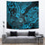 Hawaii Shaka Sign Tapestry Polynesian Pattern Sky Blue Version - Wonder Print Shop