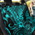 Hawaii Shaka Sign Back Car Seat Cover Polynesian Pattern Turquoise Version - Wonder Print Shop