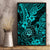 Hawaii Shaka Sign Canvas Wall Art Polynesian Pattern Turquoise Version - Wonder Print Shop