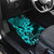 Hawaii Shaka Sign Car Mats Polynesian Pattern Turquoise Version - Wonder Print Shop