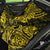 Hawaii Shaka Sign Back Car Seat Cover Polynesian Pattern Yellow Version - Wonder Print Shop