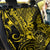 Hawaii Shaka Sign Back Car Seat Cover Polynesian Pattern Yellow Version - Wonder Print Shop