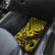 Hawaii Shaka Sign Car Mats Polynesian Pattern Yellow Version - Wonder Print Shop