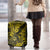 Hawaii Shaka Sign Luggage Cover Polynesian Pattern Yellow Version - Wonder Print Shop
