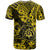 Hawaii Shaka Sign T Shirt Polynesian Pattern Yellow Version - Wonder Print Shop