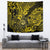 Hawaii Shaka Sign Tapestry Polynesian Pattern Yellow Version - Wonder Print Shop