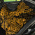 Hawaii Shark Back Car Seat Cover Polynesian Pattern Gold Version - Wonder Print Shop