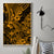 Hawaii Shark Canvas Wall Art Polynesian Pattern Gold Version - Wonder Print Shop