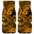 Hawaii Shark Car Mats Polynesian Pattern Gold Version - Wonder Print Shop