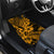 Hawaii Shark Car Mats Polynesian Pattern Gold Version - Wonder Print Shop