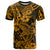 Hawaii Shark T Shirt Polynesian Pattern Gold Version - Wonder Print Shop