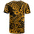 Hawaii Shark T Shirt Polynesian Pattern Gold Version - Wonder Print Shop