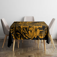 Hawaii Shark Tablecloth Polynesian Pattern Gold Version - Wonder Print Shop