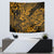 Hawaii Shark Tapestry Polynesian Pattern Gold Version - Wonder Print Shop