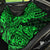 Hawaii Shark Back Car Seat Cover Polynesian Pattern Green Version - Wonder Print Shop