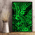 Hawaii Shark Canvas Wall Art Polynesian Pattern Green Version - Wonder Print Shop