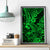 Hawaii Shark Canvas Wall Art Polynesian Pattern Green Version - Wonder Print Shop