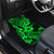 Hawaii Shark Car Mats Polynesian Pattern Green Version - Wonder Print Shop