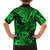 Hawaii Shark Kid Hawaiian Shirt Polynesian Pattern Green Version - Wonder Print Shop