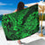 Hawaii Shark Sarong Polynesian Pattern Green Version - Wonder Print Shop