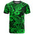 Hawaii Shark T Shirt Polynesian Pattern Green Version - Wonder Print Shop