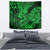 Hawaii Shark Tapestry Polynesian Pattern Green Version - Wonder Print Shop
