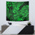 Hawaii Shark Tapestry Polynesian Pattern Green Version - Wonder Print Shop